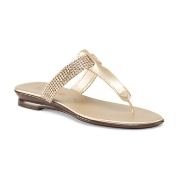 Toscanella Made in Italy Primo Sandal Rhinestone New in box!! - Picture 1 of 8